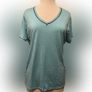 Brooks Women’s Short Sleeve blue/teal top. Size XL. New, no tags. Cute & comfy!